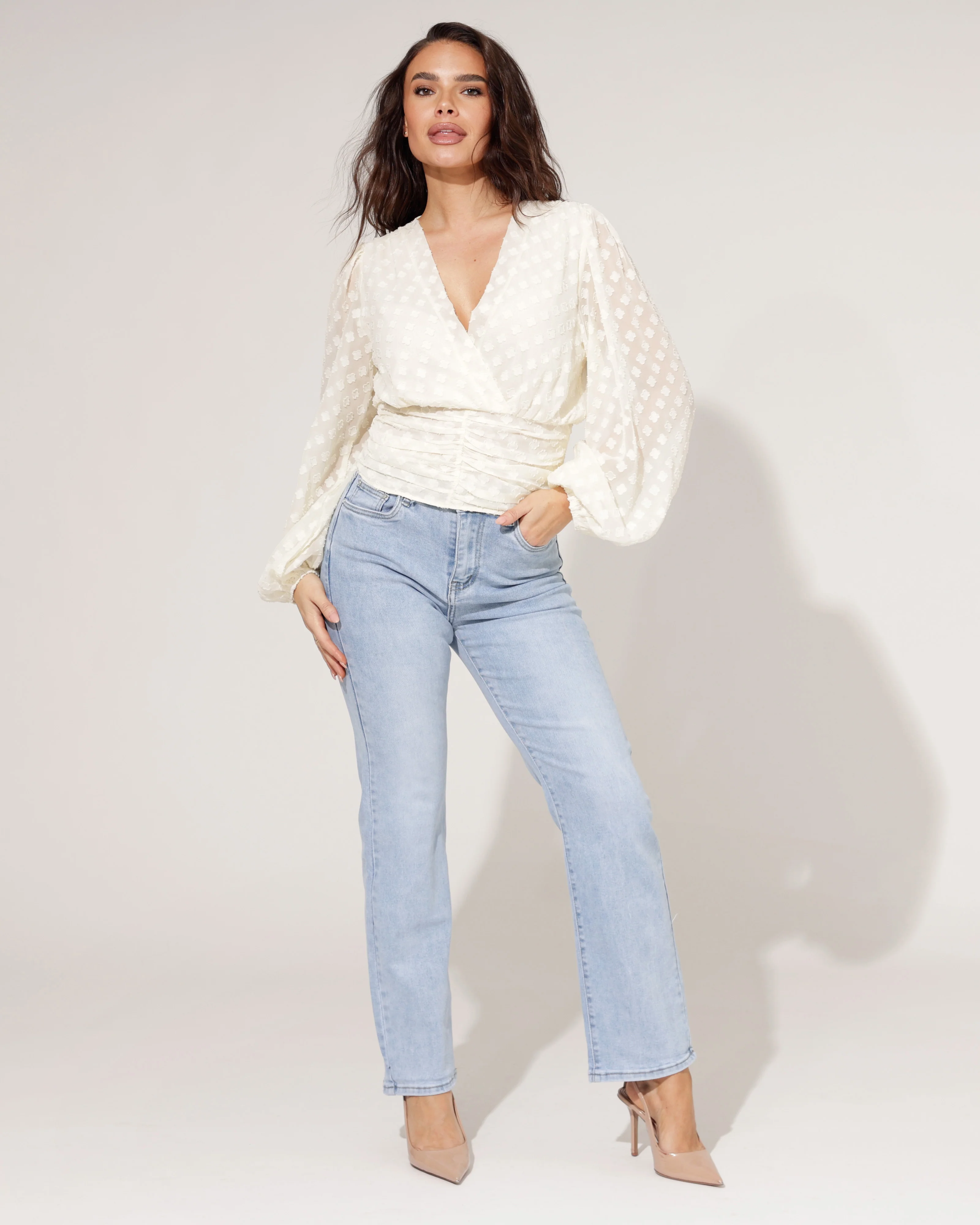 Ana & Lucy | Straight jeans Pien Lichtblauw - Image 5