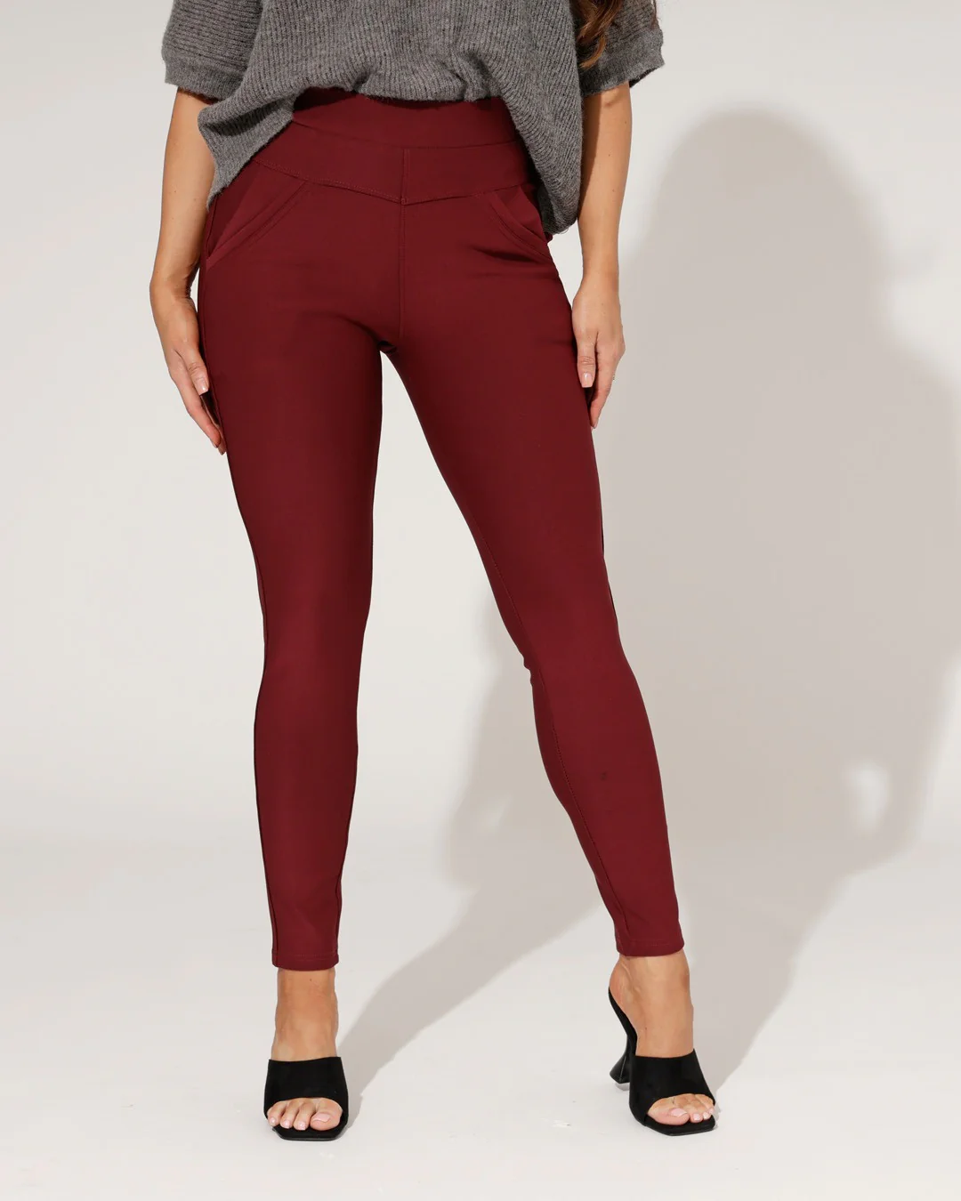 Broek Tess Bordeaux - Image 4
