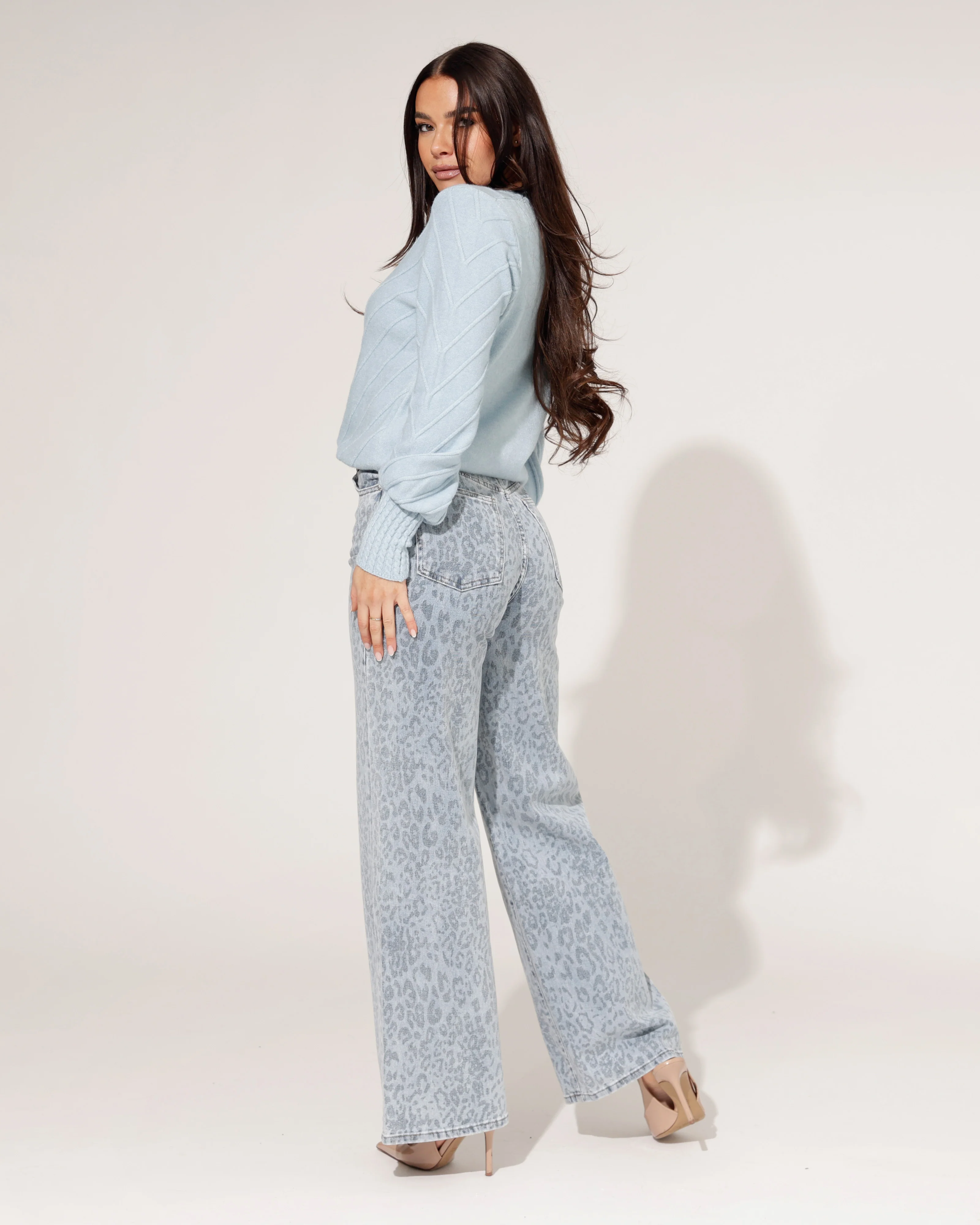 Laulia | Wide leg jeans Joey-1 Lichtblauw - Image 3